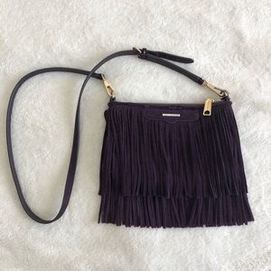 Rebecca Minkoff Purple Suede Crossbody